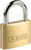 49970 ABUS Key Weatherproof Brass Padlock, 7mm Shackle, 48mm Body