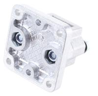 12300005020 Rose+Krieger M8 Thread Flange Clamp, 30mm