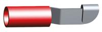 32446 TE Connectivity Knife Disconnect Splice Connector, Red, Insulated, Tin 22 → 16 AWG