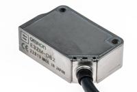e3zm-d82-2m Omron Diffuse Photoelectric Sensor, Block Sensor, 1 m Detection Range