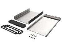 84136200hmt1-abph-1300-0200 Bopla Alubos (Set) Series Black Aluminium General Purpose Enclosure, IP65, Black Lid, 138 x 34 x 200mm