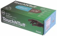 93250080 Ansell 93-250 Grey Powder-Free Nitrile Disposable Gloves, Size 7.5-8, Medium, 100 per Pack