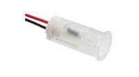 qs123xxw220 APEM QS Series White Panel Mount Indicator, 220V ac, 12mm Mounting Hole Size, Lead Wires Termination