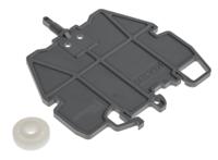 1sna116795r1100 Entrelec SCFCV Series End Cover for Use with DIN Rail Terminal Blocks