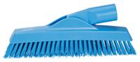 70403 Vikan Very Hard Bristle Blue Scrubbing Brush, 40mm bristle length, Polyester bristle material