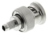 j01002b0018 Telegartner, Plug Cable Mount BNC Connector, 75Ω, Crimp Termination, Straight Body