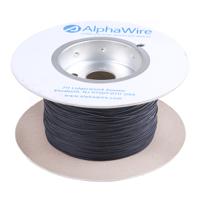 6711-bk001 Alpha Wire Ecogen Ecowire Series Black 0.13 mm² Hook Up Wire, 26 AWG, 7/0.16 mm, 305m, MPPE Insulation, 6711 BK001