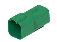 dt04-6p-tn03 TE Connectivity, DT04-6P Automotive Connector Plug Green Cable 6 Way, Cable Termination DT04-6P-TN03