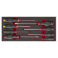 modmat1pb Facom Slotted Screwdriver Set, 8-Piece