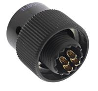 62gb-56t08-04pn Amphenol Limited, 62GB 4 Way Cable Mount MIL Spec Circular Connector Plug, Pin Contacts,Shell Size 8, Bayonet Coupling,