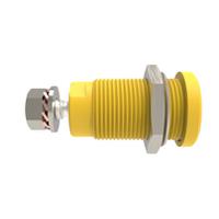 rs-seb-9424-ni-ge Schutzinger Red Female Banana Connector, 4 mm Connector, M4 Thread Termination, 32A, 1.5 kV dc, 1 kV dc, 600 V dc,