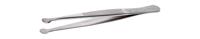 33asa1 ideal-tek 115 mm, Stainless Steel, Rounded, Tweezers
