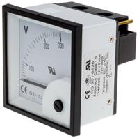 901-0526 RS PRO Analogue Voltmeter AC ±1.5 %, 68 x 68 mm