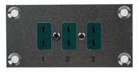 r9-1787 Reckmann Standard Thermocouple Connector Panel for Use with Type K Thermocouple