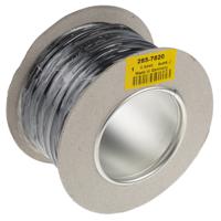 285-7820 Staubli Black 0.5 mm² Hook Up Wire, 20 AWG, 129/0.07 mm, 100m, PVC Insulation