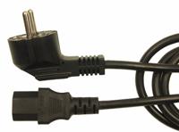 279-6308 RS PRO Right Angle CEE 7/7 Plug to Straight IEC C13 Socket Power Cord, 2.5m