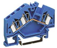 281-651 WAGO  281 Series Blue, 4mm², Single-Level, Cage Clamp Termination, ATEX, IECEx