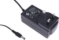144-0955 RS PRO 30W Plug-In AC/DC Adapter 12V dc Output, 2.5A Output