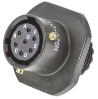 62gb-51t10-07sn Amphenol Limited, 62GB 7 Way Cable Mount MIL Spec Circular Connector Receptacle, Socket Contacts,Shell Size 10, Bayonet