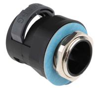 nvnv-m329-13 PMA Straight, Conduit Fitting, 29mm Nominal Size, M32, PA with metal thread, Black IP68 rating