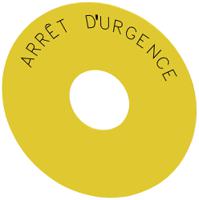 3su1900-0bc31-0gq0 Siemens EMERGENCY STOP backing plate, Arrêt d'urgence