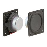 102-762 RS PRO 4Ω 3W Miniature Speaker, 42.5 x 42.5 x 21.6mm