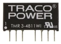 tmr-3-4811wi TRACOPOWER TMR 3WI DC-DC Converter, 5V dc/ 600mA Output, 18 → 75 V dc Input, 3W, Through Hole, +85°C Max Temp