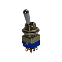 12146ad2 APEM Toggle Switch, Panel Mount, On-On, DPST, Solder Lug Terminal, 28V dc