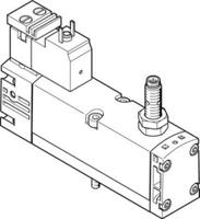 vsva-b-m52-mz-a1-1c1-app Festo 5/2 Monostable Solenoid Valve - Electrical G 1/4 VSVA Series, 560726