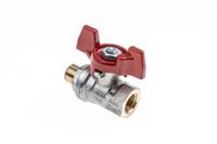 733-5211 RS PRO Brass Full Bore, 2 Way, Ball Valve, Threaded, BSPP 1/4in, 40 → 30bar Operating Pressure