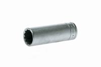 m120619-c Teng Tools 1/2 in Drive 19mm Deep Socket, 12 point, 79 mm Overall Length