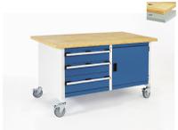 4100210011v Bott Portable Steel Workbench, 300kg Max Load, 840mm x 1500mm x 750mm