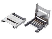 47219-2001 Molex, 47219 8 Way Hinged Micro SD Memory Card Connector With Solder Termination