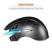 23343 Ergodyne Navy Standard Peak Bump Cap, Foam Protective Material