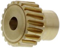 521-6828 RS PRO Bronze 0.8 Module Worm Wheel Gear 20 Tooth12mm Hub Dia., 16.11mm Pitch Dia. 18mm Face