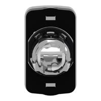 zb4bw7a1724 Schneider Electric ZB4 Series Black/White Illuminated Spring Return Push Button Head, 22mm Cutout, IP66, IP67, IP69K