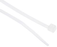 178-462 RS PRO Cable Tie, 100mm x 2.5 mm, Natural Nylon, Pk-100