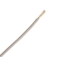 208-1109 RS PRO White 0.81mm² Hook Up Wire, 18 AWG, 16/0.25 mm, 305m, PVC Insulation