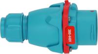 1323241 brennenstuhl, 1323 IP55 Blue, Red Cable Mount 3P+N+T Industrial Power Plug, Rated At 30A, 415 V