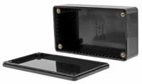 1591bbk Hammond 1591 Series Black Flame Retardant ABS Enclosure, IP54, Black Lid, 112 x 62 x 31mm