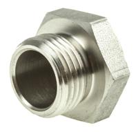 0682-00-21 Legris 0682 Stainless Steel 12bar Pneumatic Silencer, Threaded, G 1/2 Male