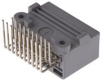 mx34020nf1 JAE MX34 Series Right Angle Through Hole PCB Header, 20 Contact(s), 2.2 mm Pitch, 2 Row, Shrouded