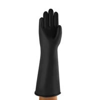 87104105 Ansell 87-104 Black Polyamide Latex Work Gloves, Size 10.5, Latex Coating