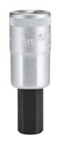 02050010 STAHLWILLE 3/8 in Drive Bit Socket, Hex Bit, 10mm, 52 mm Overall Length