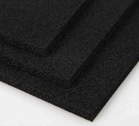 ee1010-10 Nitto Black EPDM Rubber Sheet, 1m x 500mm x 10mm, -40°C to +100°C