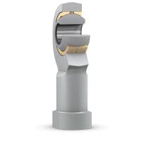 sikac-8-m SKF SIKAC 8 M 8mm Bore Plain Bearing, 9.15kN Radial Load Rating, 25mm O.D