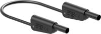662010-10021 Staubli Test lead, 19A, 1kV, Black, 1m Lead Length