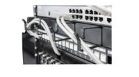 dn-97602 Digitus Black Steel Cable Management Panel, 1U