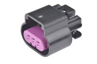 13519047 Delphi, GT 150 Automotive Connector Socket Black Cable Mount 3 Way, Crimp Termination