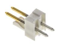 22-11-2022 Molex KK 254 Series Straight Through Hole Pin Header, 2 Contact(s), 2.54 mm Pitch, 1 Row, Unshrouded
